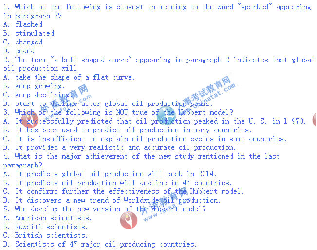 2011年理工类a职称英语每日一练