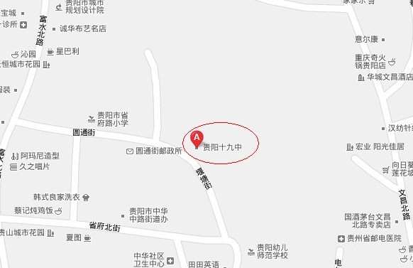 2012年国家公务员考试(贵州考区)考点地图_职