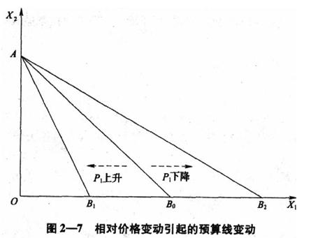 赤之约束_收入预算约束线