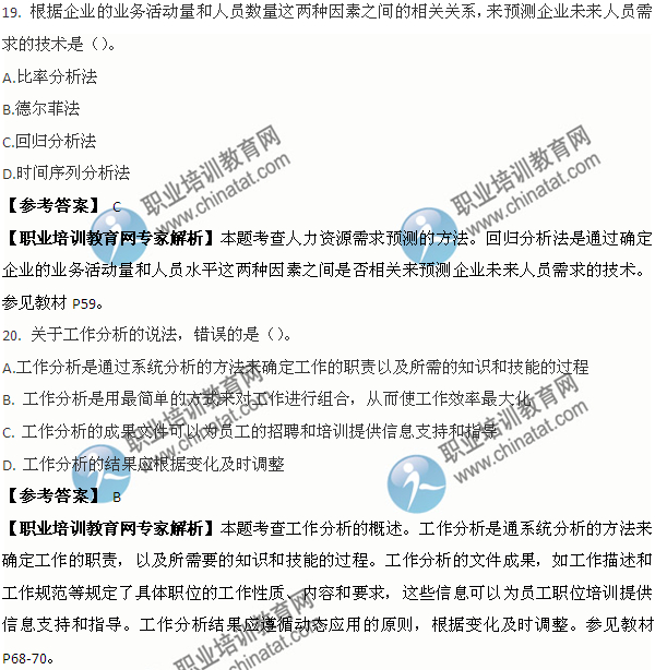 2014中级经济师考试人力资源管理专业真题及答案解析