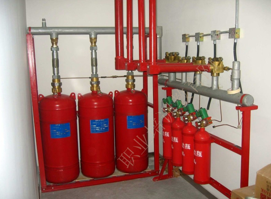 2016一级消防工程气体灭火系统设施图片:管网