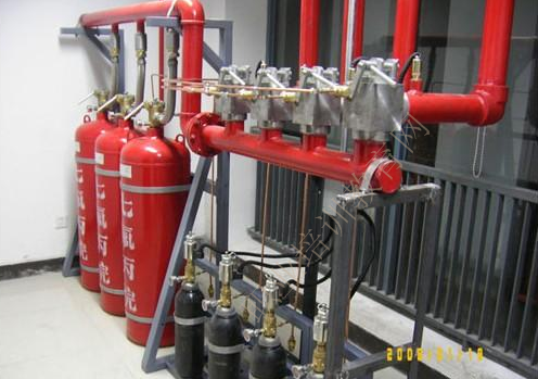 6一级消防工程气体灭火系统灭火剂储存装置图