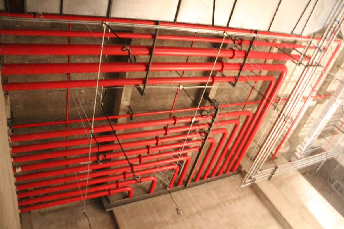 2016一级消防工程气体灭火系统设施图片:管道