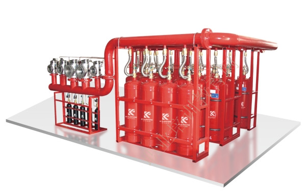 2016一级消防工程气体灭火系统设施图片:管网