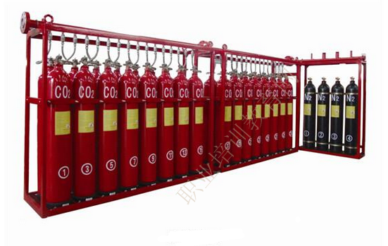 2016一级消防工程气体灭火系统设施图片:管网灭火系统(2)_职业培训教育网