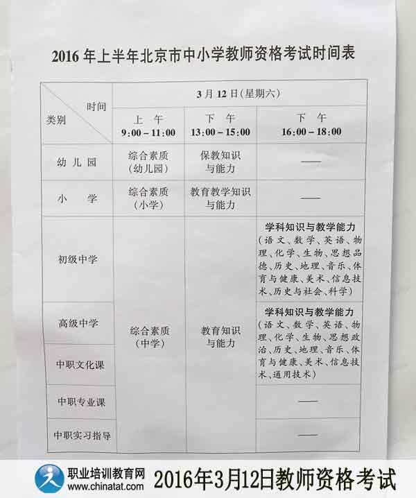 2016上半年教师资格考试现场报道(图)_职业培